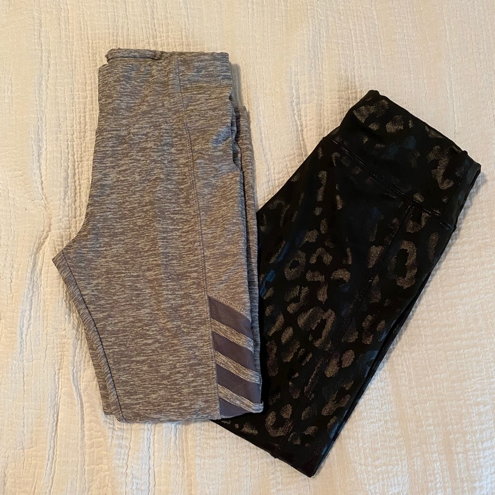 2 Pairs of Justice Leggings Size 10